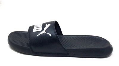 $98.54 • Buy Puma Unisex Adult Popcat Slide Sandals Black / White Size 9 M US