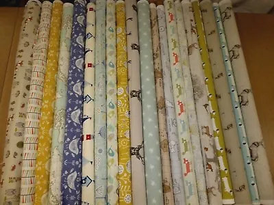 FRYETTS Cotton Print Fabric Curtains Cushions Upholstery Crafts 74 DESIGNS • £11.45