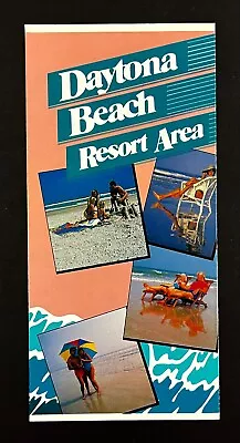 1990s Daytona Beach Florida Resort Area Tourist Guide Vintage Travel Brochure • $12.99