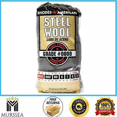 Homax #4/0 12 Pad Steel Wool Super Fine Grade For Polishing And Cleaning • $6.95