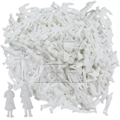 1000PCS Unpainted Model Figures Miniature People Passerby Scale 1:100 • $19.39