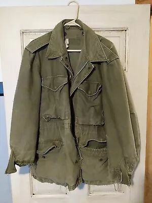 US Military OG-107 M-1951 Field Jacket Vietnam Era Battle Worn - Distressed • $25