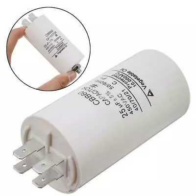 Universal Microfarad Start Run Motor Capacitors MFD 1.5UF - 60UF Spade Capacitor • £4.95