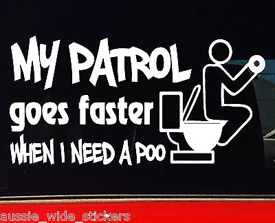 PATROL Stickers Gu Gq 4x4 Accessories POO 200mm • $6.90