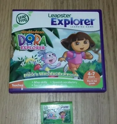 LeapFrog Leapster Leappad Explorer Dora The Explorer Worldwide Rescue Game • £10