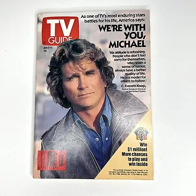 TV Guide Magazine June 8-14 1991 Issue #1993 Michael Landon Detroit Edition • $8
