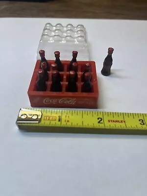 Vintage Mini Coca Cola 12pk Case Bottles Miniature • $15