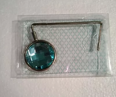 NEW PURSE VALET TABLE TOP HOLDER HANGER By Kate Aspen Something Blue Crochet Sac • £7.46