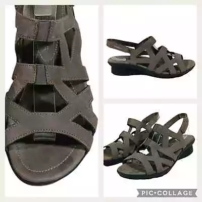 S2585 GUC $295 Mephisto Pamela Sandals Size 37 US 7 • $65