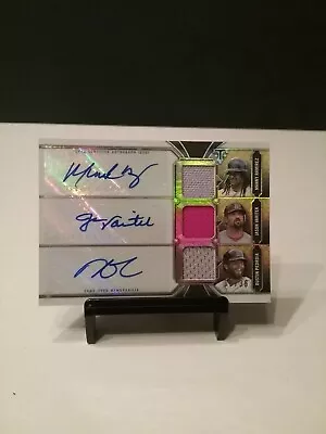 2022 Topps Triple Threads Boston Red Sox Triple Patch Auto  8/36. Ramirez.... • $280