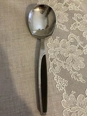 Vintage MAR-CREST Stainless Japan Ebony Elegance Pattern Serving Casserole Spoon • $15