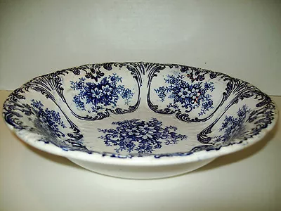 Victorian Royal Bonn Frantz A.mehlem Meissen Flow Blue Bowl 10  • $42.73