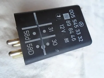 Mercedes W126 SE SEL SEC 420 Instrument/switch Lighting Relay A 0055453332 • $24.95