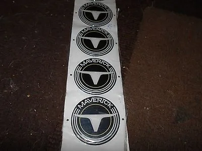 1970 - 1977 FORD MAVERICK WHEEL CENTER CAP EMBLEM INSERTS MAGNUM 500 1 3/4  WLet • $17.99