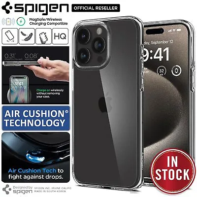 For IPhone 15 14 Pro Max 13 12 11 XS XR X Max 7 8 SE  Spigen Ultra Hybrid Case • $39.98
