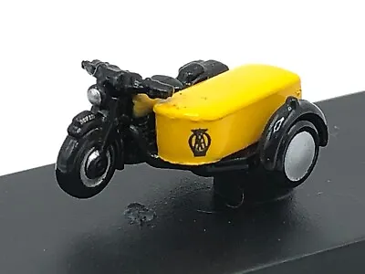 Oxford Commercials N Gauge Vehicle - Motorbike Motorcycle & Sidecar AA NBSA001 • £5.99
