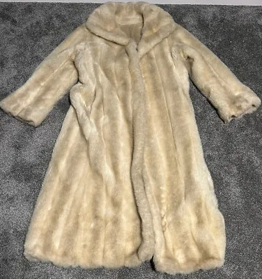 Vintage Martinique By Dubrowsky And Joseph Fur Coat - White • $20