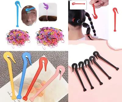 MINI HAIR ELASTICS Rubber Bands Cutter Braids Braiding Small Bands Remover Tool • £2.15