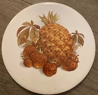 H & R Johnson LTD Made In England Pineapple Strawberry Hot Plate 6” Diameter • $13.76