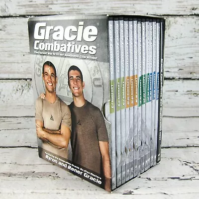 Gracie Combatives 13 Disc DVD Set Jiu Jitsu MMA UFC Ryron Rener • $134.95