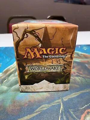 1 Empty Fat Pack Box - WORLDWAKE - Played - Magic MTG FTG • $17.95