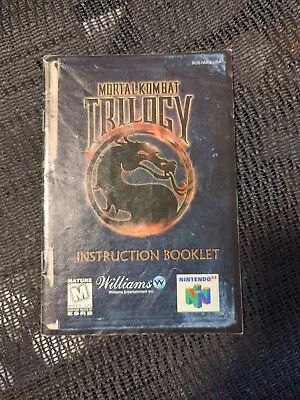 Mortal Kombat Trilogy  - Nintendo 64 - Instruction Manual Only - N64 Authentic • $13.58