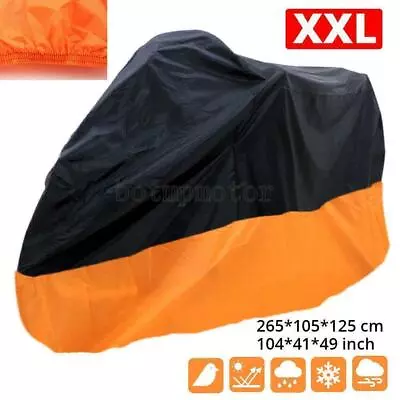 XXL Motorcycle Cover Protector For Kawasaki Vulcan VN 1500 88 1600 800 900 750 • $27.21