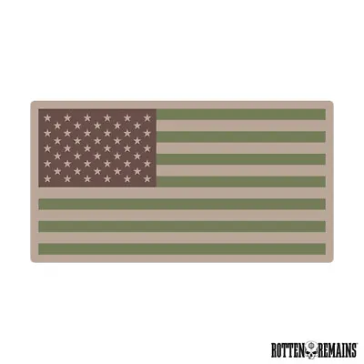 American Multicam Subdued US Military USA Sticker Decal Vinyl (RH) V3 Flag M1r • $5.97