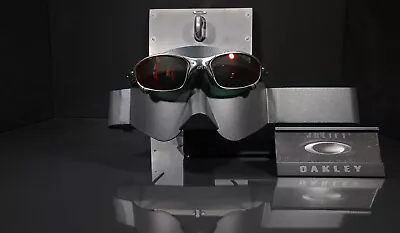Oakley JULIET  Plasma Finish Glasses-Ruby Polar Lenses+Xtra Lens+Vault+Soft Bag • $489.89