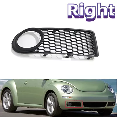 $18.14 • Buy Right Mesh Grille Front Bumper Fog Lamp Cover Frame For VW Beetle/Cabrio 06-11