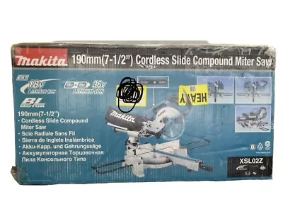 Makita Compound Miter Saw Dual Slide XSL07Z 18V X2 LXT 7.5” Brushless Cordless • $725