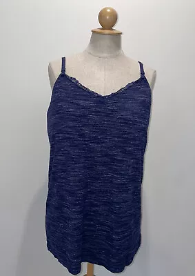 $13.20 • Buy Motherhood Jessica Simpson Blue Nursing Cami Tank Top XL