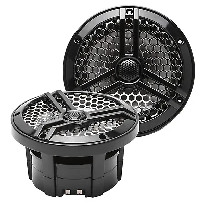 Skar Audio Sk65mb 6.5  2-way Marine Full-range 320 Watt Speakers - Pair (black) • $118.99