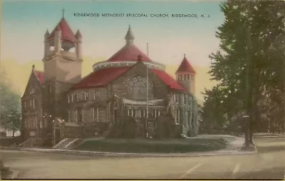 $13.14 • Buy Exterior Street View Ridgewood Methodist Episcopal Church NJ Postcard D8