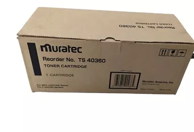 Genuine Muratec TS 40360 / TS40360 Black Toner For MFX-1200/1600 F-320/360 • $21.99