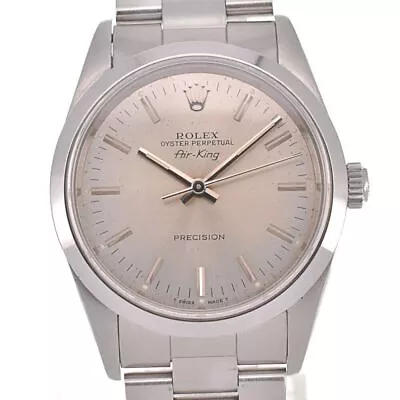 ROLEX Air King 14000 X Number Cal.3000 SilverDial Automatic Men's Watch D#127375 • $5148.37