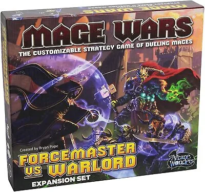 Mage Wars Forcemaster Vs. Warlord Expansion Board Game • $23.99