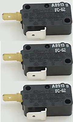 5304512529 NORMALLY CLOSED MICROWAVE DOOR SWITCH Compatible Part 3 Pack* • $15.15