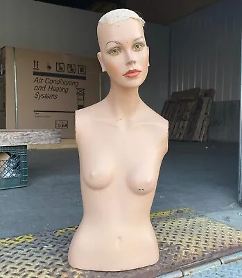 Vintage MCM BEAUTIFUL Female Mannequin Torso Table Top ART -31 T • $199.99