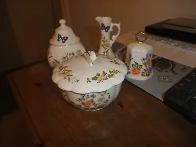 Wonderful Aynsley Bone China Collection Of 4 Items The Cottage Garden Pattern • £9.99