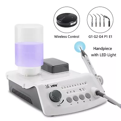 Cavitron Dental Ultrasonic Scaler Fit EMS Woodpecker+LED Handpiece+Tips+Bottles • $179.99