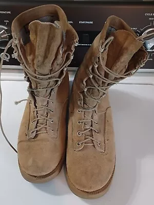 Belleville Goretex Vibram Sole Military Combat Boots Tan Mens SZ 10 • $18.99