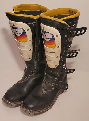 Alpinestars Malcolm SmithVintage Motocross Boots - Made In Italy • $195