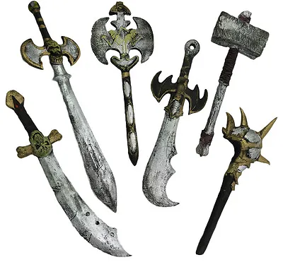 £14.97 • Buy Roleplay Weapons Larp Viking Thrones Sword Re Enactment Hammer Axe Props