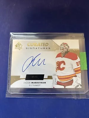 2022-23 SP Authentic Curated Signatures JACOB MARKSTROM #SPC-JM  #’d 99/99!!!! • $87.50