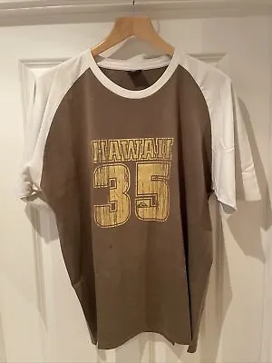 Quicksilver Mens Hawaii 35 T-Shirt In Soft Cotton Size XL • £16
