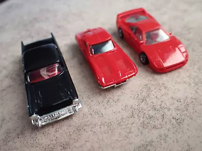Lot Of Three 1989 Monogram Models Inc. Mini Vehicles - Corvette Ferrari Cadillac • $8.71