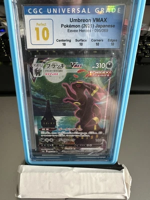 $7500 • Buy Pokemon CGC Perfect 10 Umbreon VMax Alt Art SR Eevee Heroes Japanese 095/069