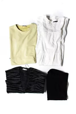 Zara Womens Solid Sweaters Dresses Black White Yellow Size XS/S/M/L Lot 4 • $34.01