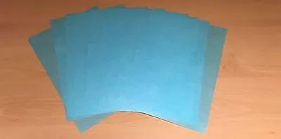 12 Sheets Of A4 Edible Wafer Paper (rice Paper) Semi-transparent BLUE Colour • £4.50